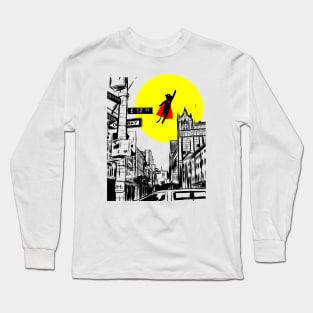 funny cat - Supercat, the superhero cat Long Sleeve T-Shirt